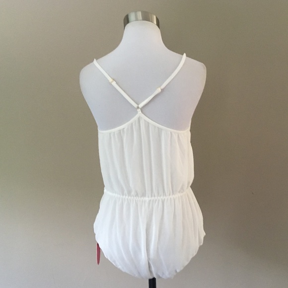 White Teddie Medium Sheer Adjustable Straps - Picture 6 of 9